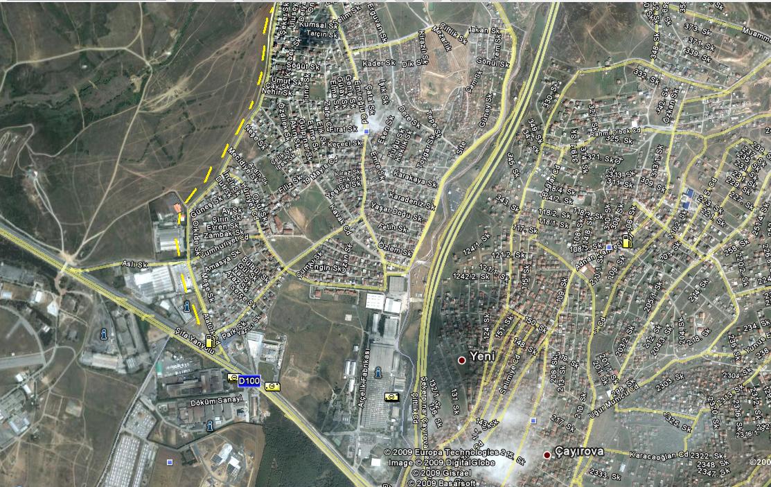E- 5 ten Alka ya geliş